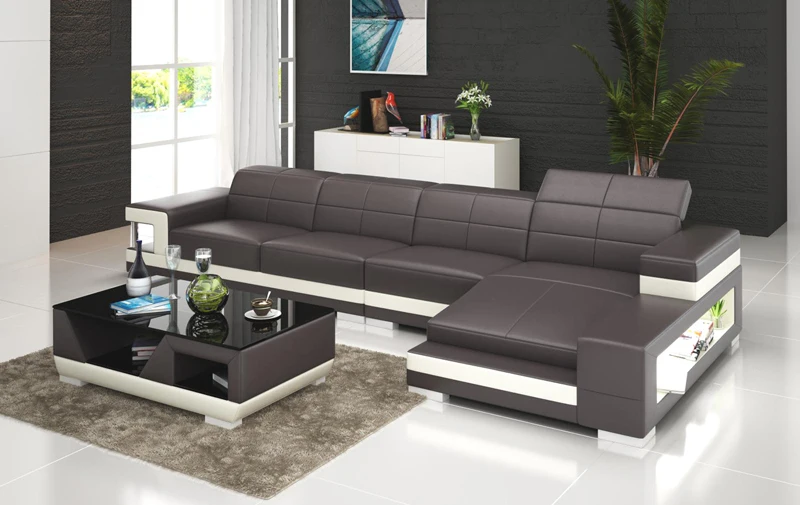 Модульный дизайн мебель для гостиной кожаный диван G8017C|living room furniture|furniture living
