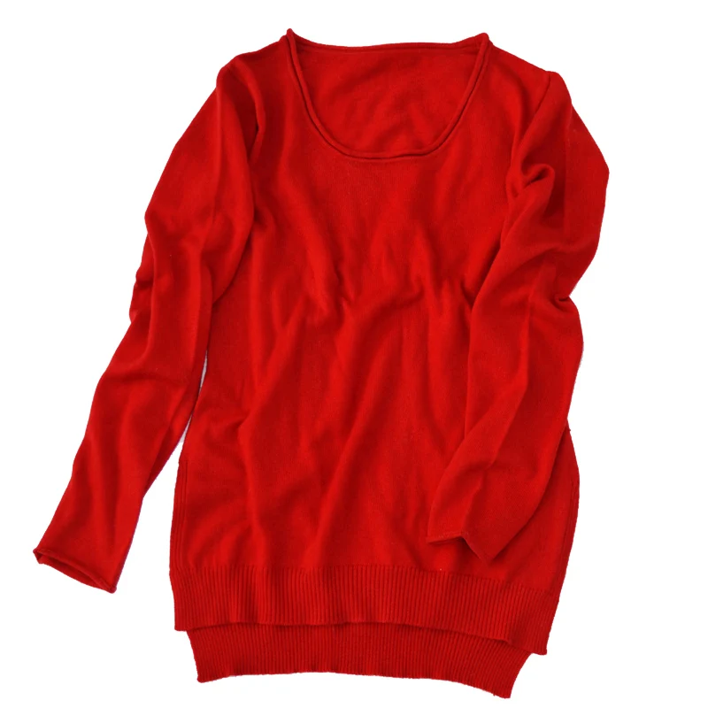 2016 осень-зима Для женщин проката Воротник Разделение фигурный низ Асимметричный