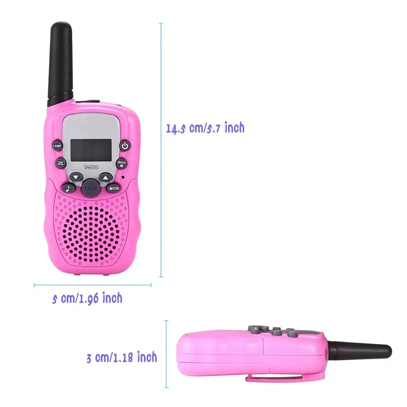 1PairX детская Walkie Talkie для родителей игры мобильный телефон говорящая игрушка 3 5 км