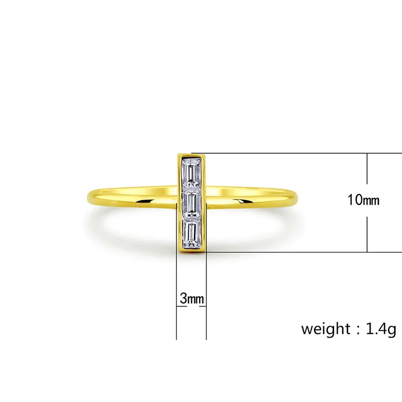 GS кольца из нержавеющей стали для женщин геометрические австрийский циркониевый