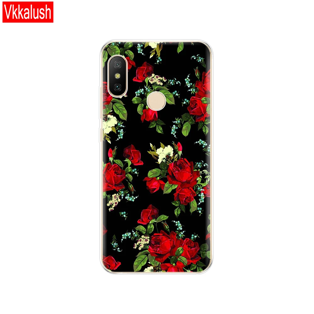 80073 Силиконовый чехол для телефона для Xiaomi mi A2 LITE, чехол с полной защитой, мягкая задняя крышка из ТПУ, чехол для телефона для Xio mi A2 LITE, бампер, чехол - Цвет: 80073