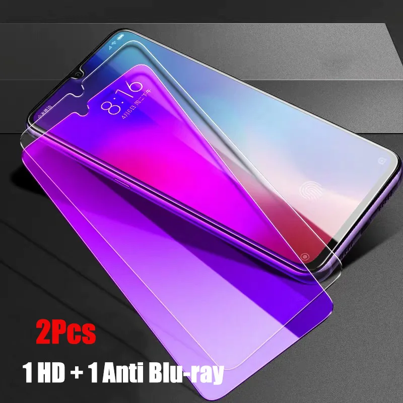 HD and Anti Blu-ray 2 шт./лот, закаленное стекло для Xiaomi mi 9 SE mi 9 Pro, Защитное стекло для экрана, анти-Blu-Ray стекло для Xiaomi mi 9 se, защитная пленка - Цвет: HD and Anti Blu-ray