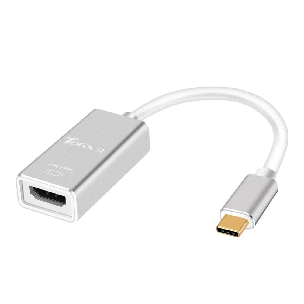 Переходник с USB C на HDMI разрешение 4K переходник 3 1 типа для Galaxy S8 Plus MacBook Pro Chromebook