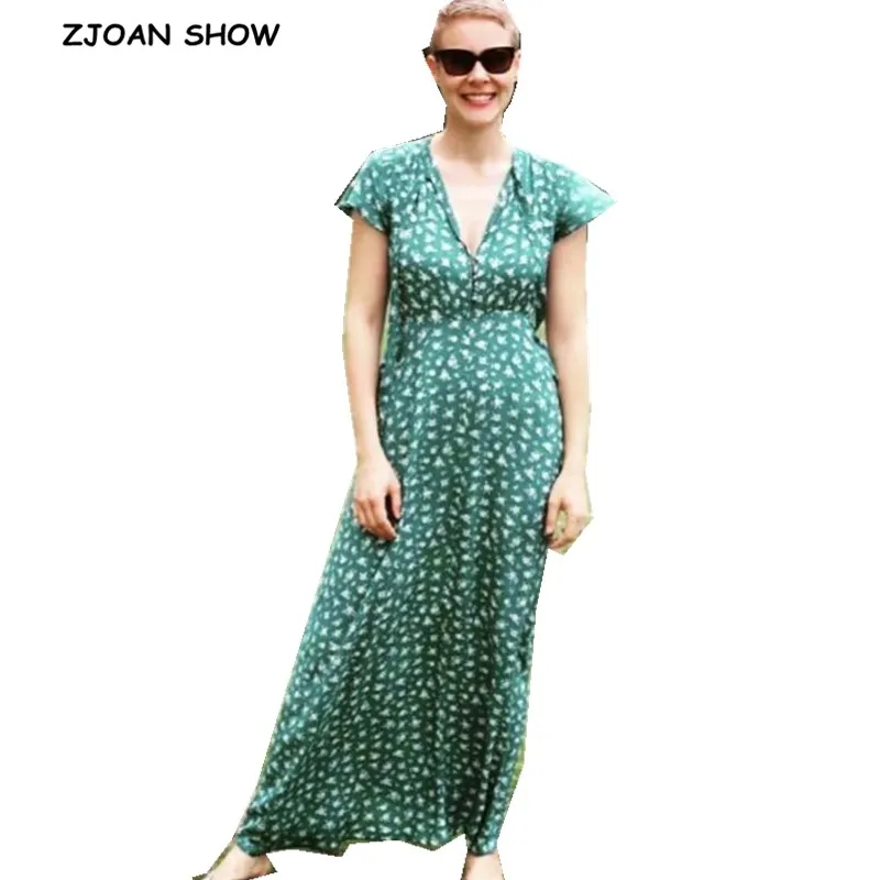 Женское винтажное платье с бантом и v-образным вырезом белое свободное до