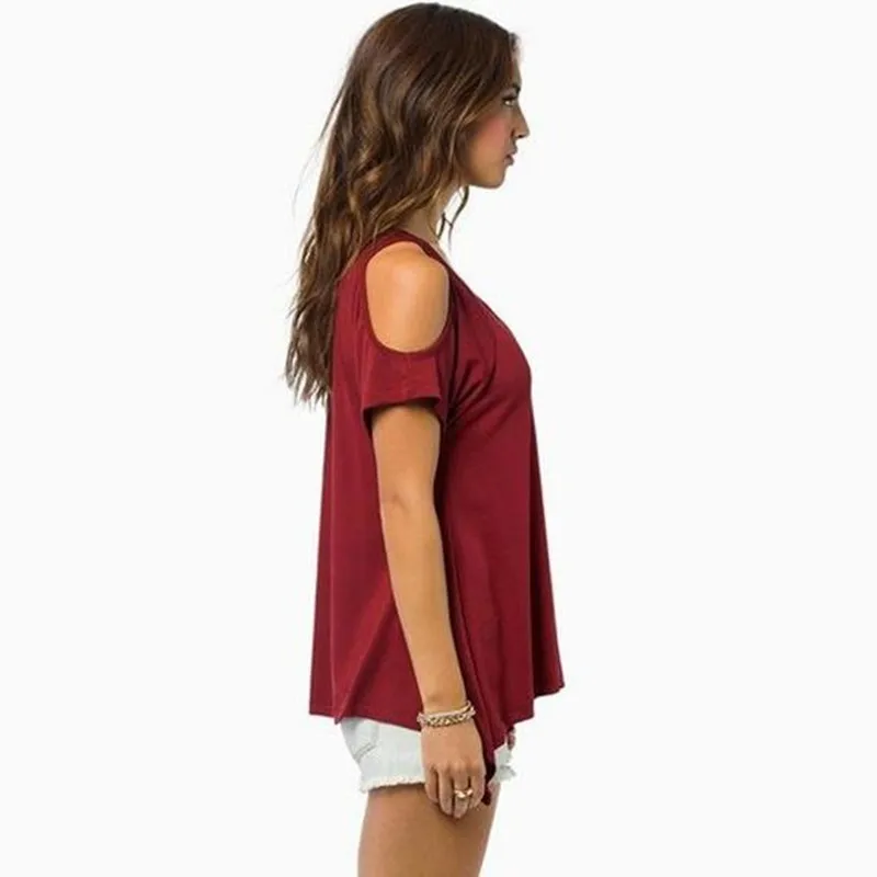 Фото 2018 Summer Plus Size T Shirt Women Hollow Out Casual T-Shirt Short Sleeve Hole Sexy V-Neck Off Shoulder Tshirts 4xl 5xl 2018 Summer Plus Size T Shirt Women Hollow Out Casual T-Shirt Short Sleeve Hole Sexy V-Neck Off Shoulder Tshirts 4xl 5xl
