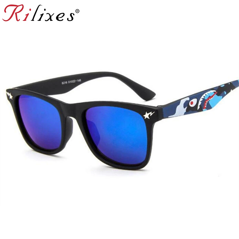 

WANMEIDS Cool Baby Boy Girls Kids Sunglasses Top Fashion Coating Sunglasses Children Sun Glasses