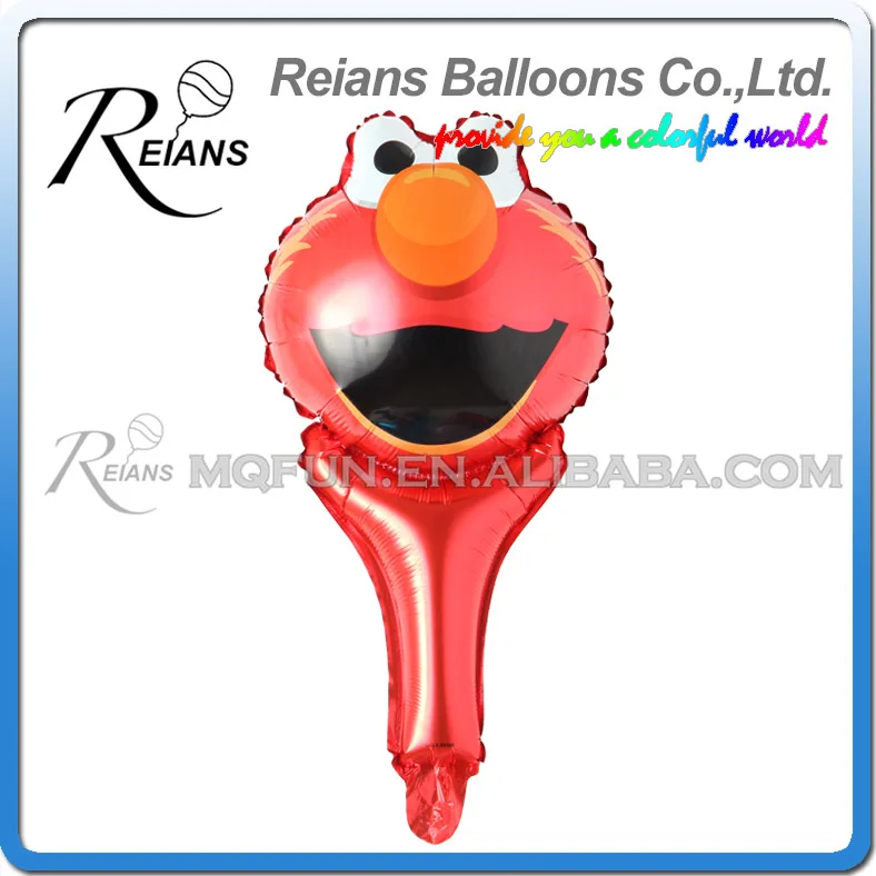 REIANS 51 см милый kawaii Мультфильм Дети Улица Сезам Элмо ручной Алюминий фольга
