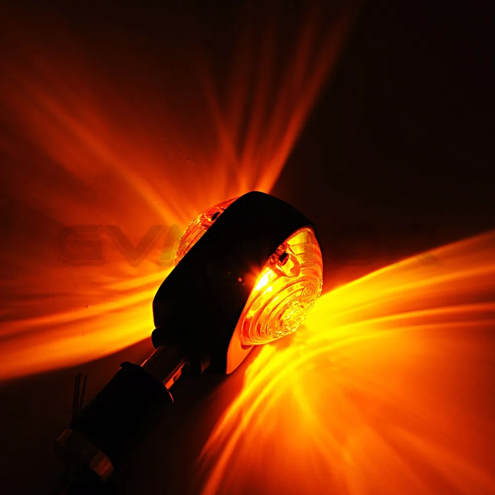 2x винтажный Кафе Racer H21W мотоциклетный фонарь с указателем поворота торцевой