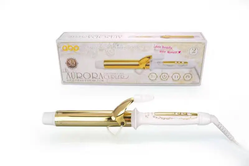 Плойка для завивки волос профессиональная золотистая 20 35 мм 110 240 В|hair curler|curling
