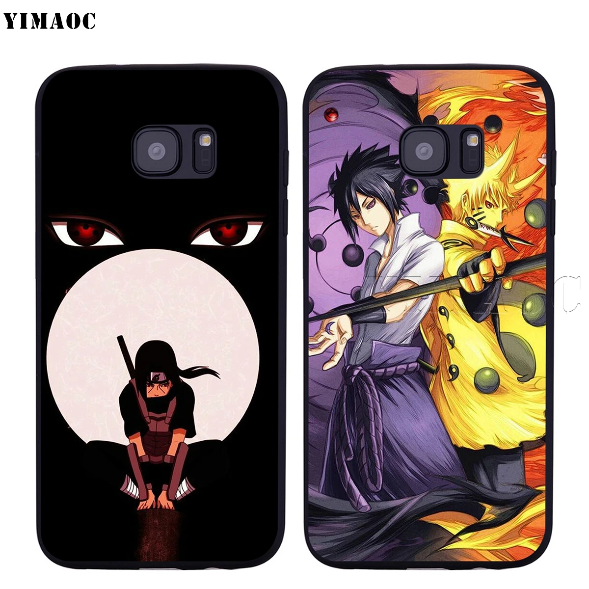 Yimaoc как у героя мультфильма Саскэ Наруто Чехол для samsung Galaxy A7 A8 A9 A10 A20 A30 A40 A50 A70 M10 M20 M30 S10 S10e J6 плюс