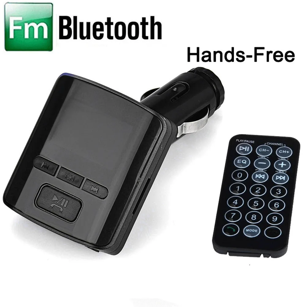 Двойной USB зарядное устройство LCD автомобильный комплект MP3 Bluetooth fm передатчик с