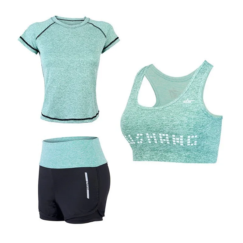 

Women Yoga Set Slim Breathable Fitness Clothes Outdoor Gym Running Tracksuit Workout Jogging Suit Sportswear Sport Outfit Female