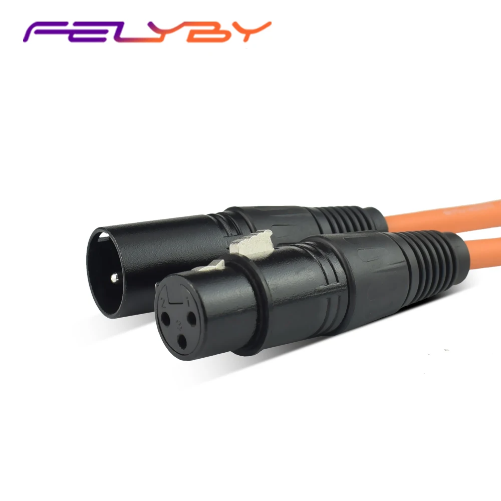 Кабель FELYBY XLR для караоке микрофон звуковая пушка кабель штекер микрофонный