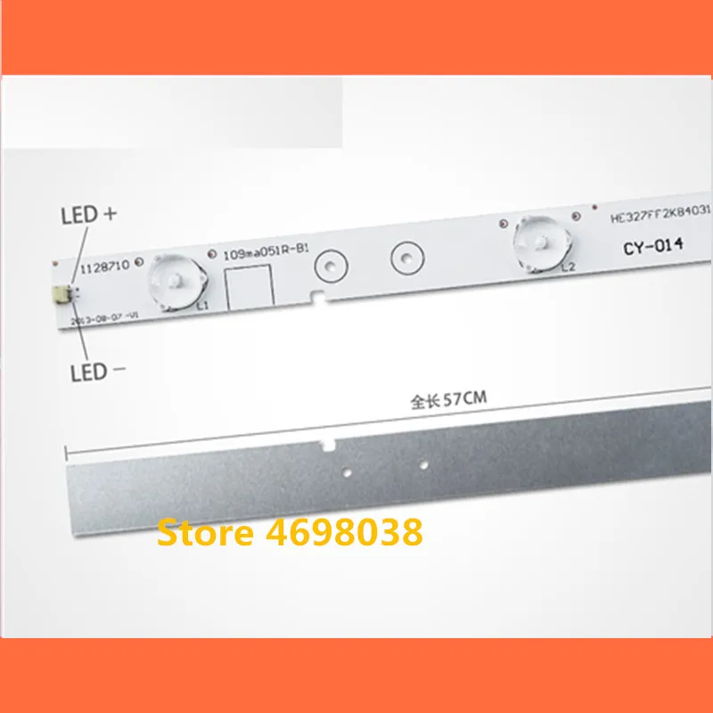 3pcs/set 570mm LED Backlight strip 6 lamp For Hisense 32&quotTV LED32K20JD LED32K30JD E227809 LED32EC260JD LED32EC110JD HXF-S 6V/LED | Лампы и