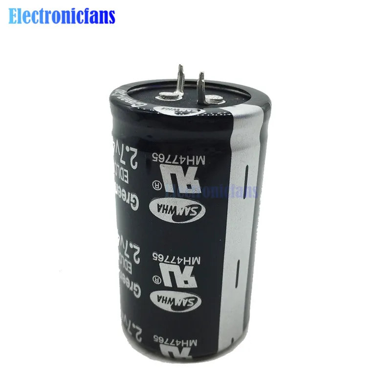 Супер фарад конденсатор 2 7 в 400F 60*36 мм 2.7V400F 60x36 низкая ESR высокочастотный Ultracapacitor