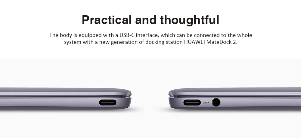 Ноутбук HUAWEI MateBook X wt-w09, 13 дюймов, ОС Win10, 4 Гб ОЗУ, 256 Гб SSD, Bluetooth 4,1, Intel HD graphics 620, ноутбук