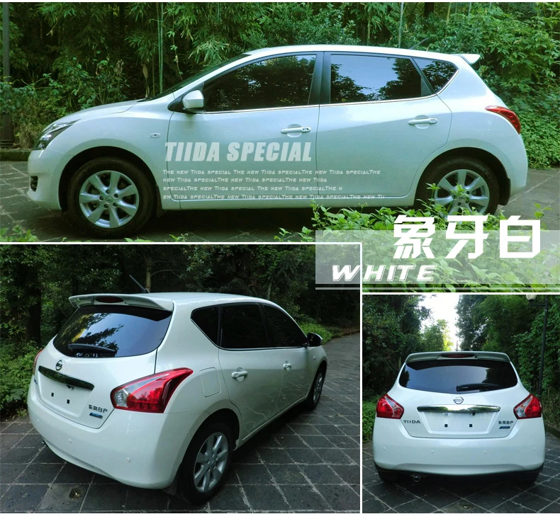 

Fit for Nissan Tiida 11-15 rear ABS spoiler rear wing