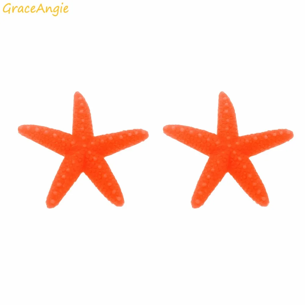 GraceAngie 6 штук упак. 31*29 мм Разноцветные украшения в стиле морской звезды