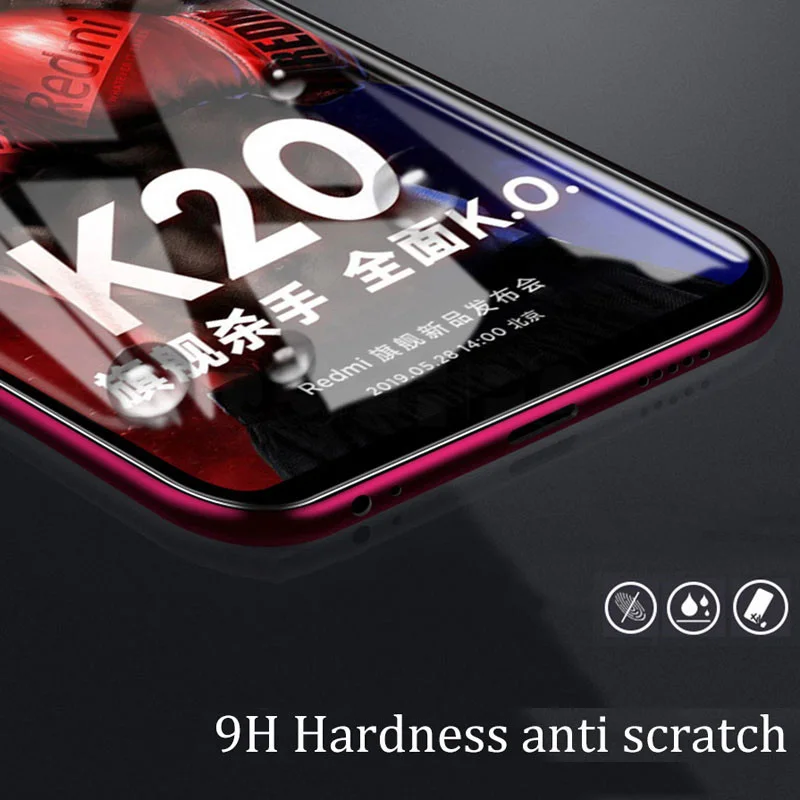 2 Упак. 2.5D 9H закаленное стекло для Xiaomi Redmi K20 K20Pro Защитная пленка экрана чехол Mi 9T mi9T