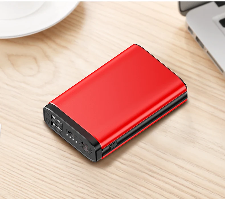 SOODOO power Bank для Xiaomi Mini Pover Bank 10000 мАч портативная внешняя батарея для телефона зарядное устройство для iPhone X huawei P20 PoverBank