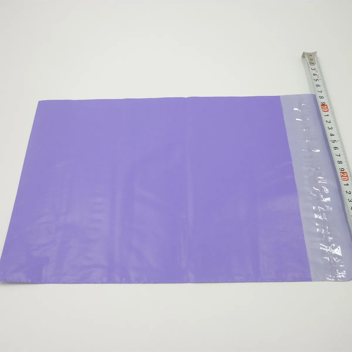 

100x Custom Logo Printed Purple Plastic Shipping Envelopes / Mailing Poly Bags for Clothing , Express Post Satchel Packaging Bag