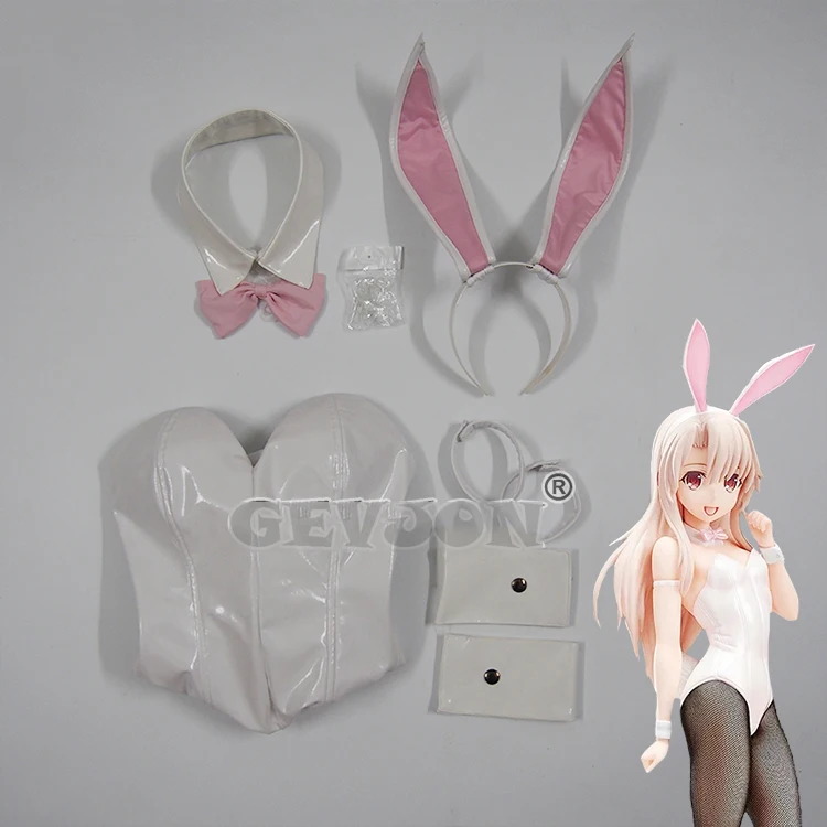 

[Customized] Anime! Fate/Stay Night Magical Girl Illyasviel Bunny Girl Sexy Uniform Cosplay Costume Halloween Suit Free Shipping