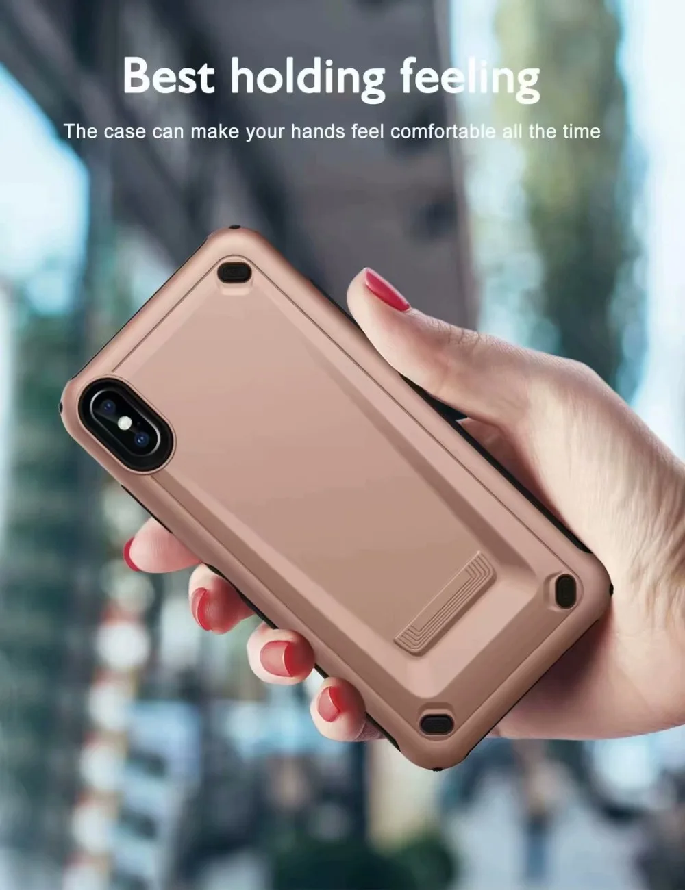 Чехол для iphone XS Max роскошный ударопрочный Прочный Гибридный армированный чехол