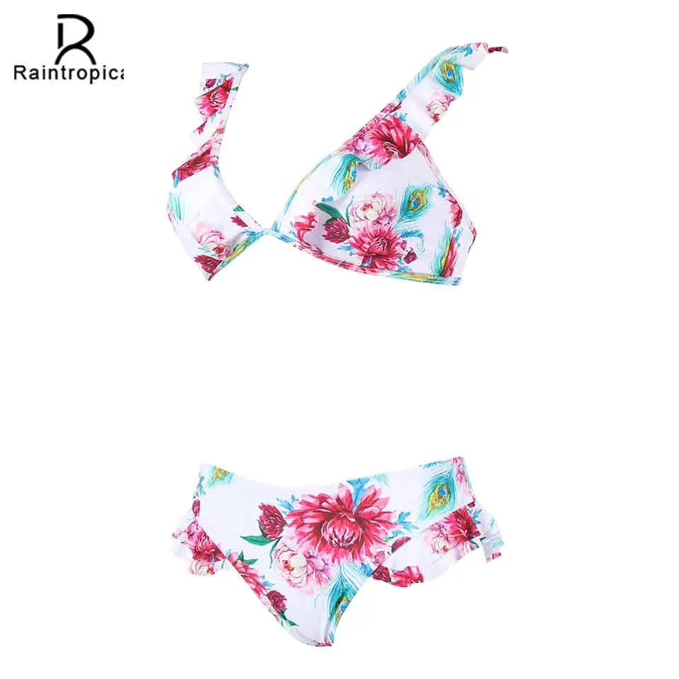 Сексуальный женский купальник rainтропический 2019 купальный костюм с низкой талией