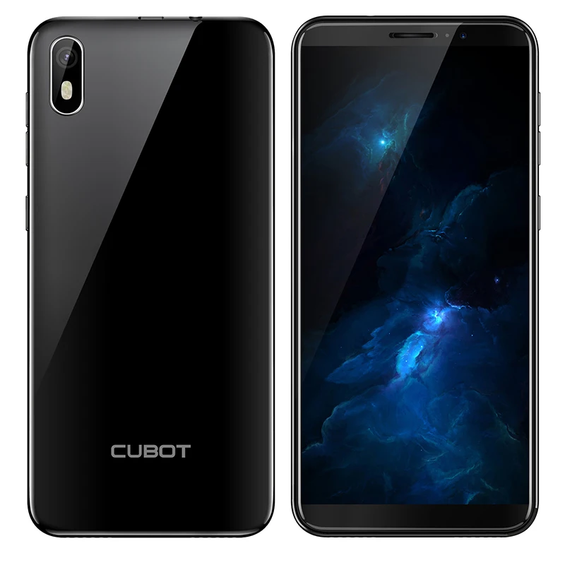 Cubot J5 смартфон с 5 дюймовым дисплеем четырёхъядерным процессором MT6580 ОЗУ 2 Гб ПЗУ 16