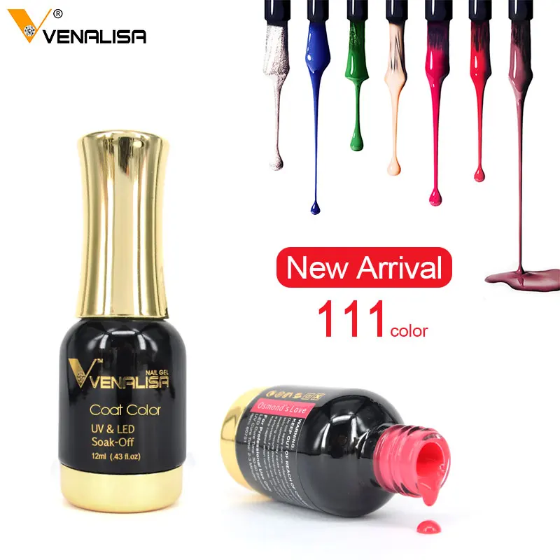 #60751 Venalisa 2020 новый модный неоновый Гель лак для ногтей впитывающий УФ 120 Цветной