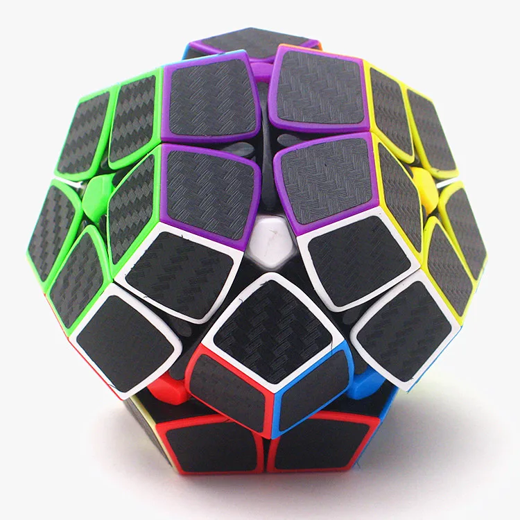 Zcube 2x2 megamins Кубик из углеродного волокна скоростной кубик Dodecahedron головоломка