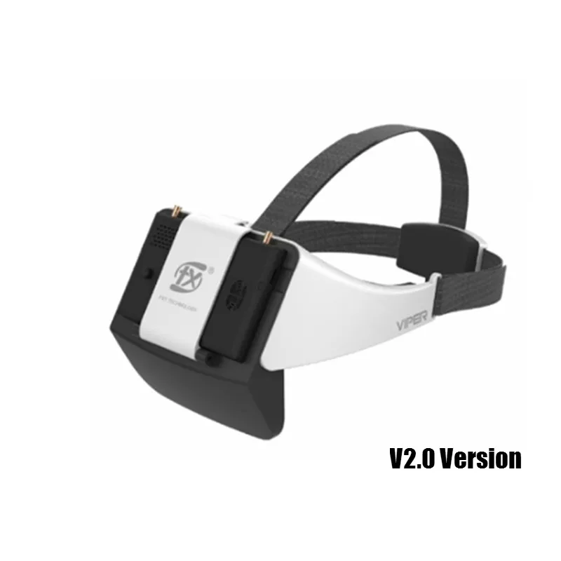 Новые очки виртуальной реальности FXT VIPER V2.0 5 8G HD FPV с DVR встроенным рефрактором для