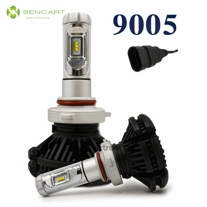 2 шт. X3 светодиодный фары 50 W 6000LM H4 H7 фар автомобиля 6500 K зэс чип H1H7 H11 9005 HB3 9006 HB4 Авто