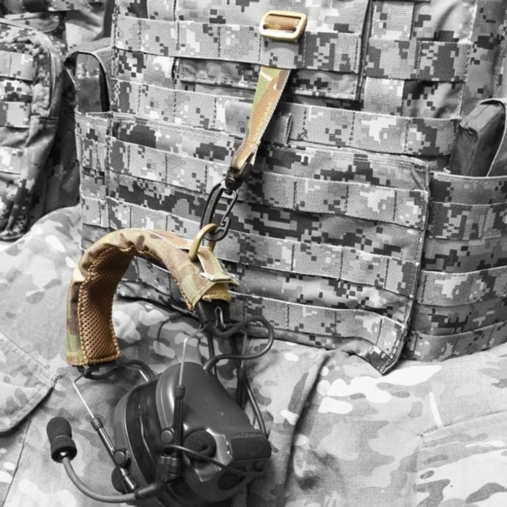 Тактический чехол для наушников Peltor тактический модульный гарнитуры с клейким