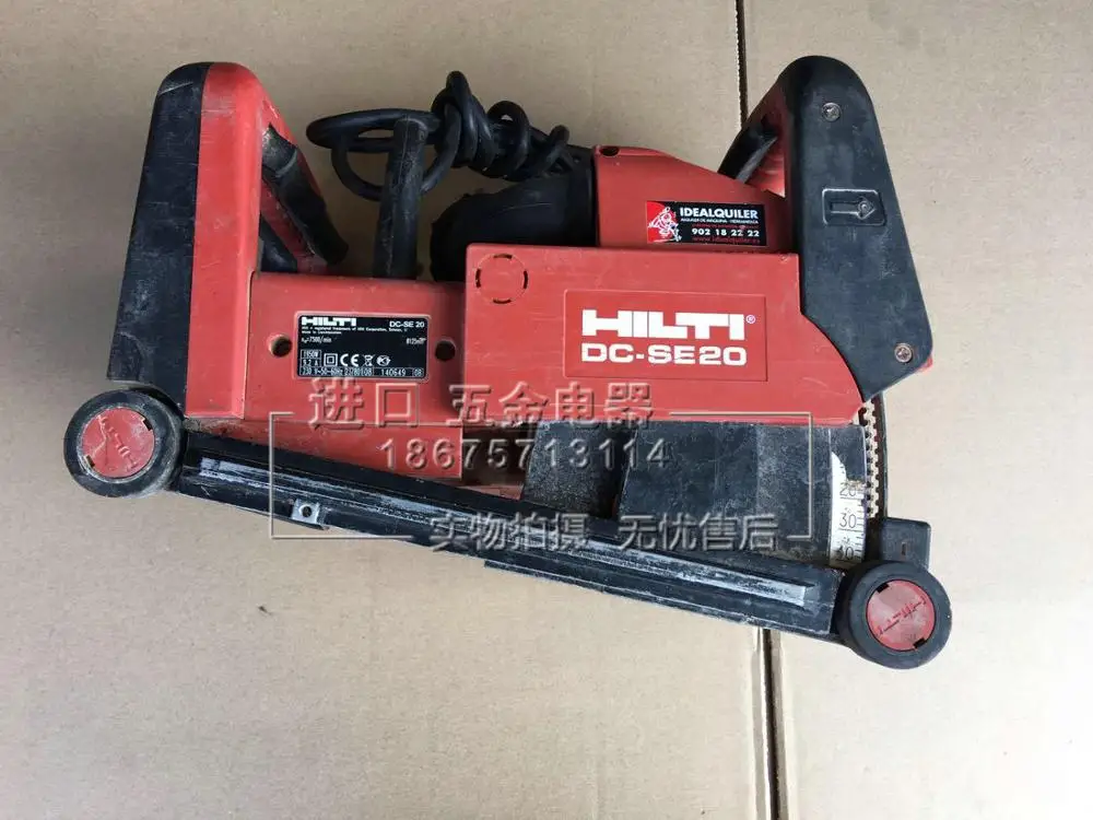 Б/у Hilti DC SE20 оригинальный 220V паз машина для резки нас налажена производственная