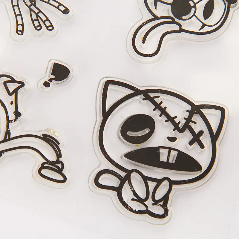 Винтажный мультяшный ET прозрачный силиконовый штамп для скрапбукинга Сделай Сам