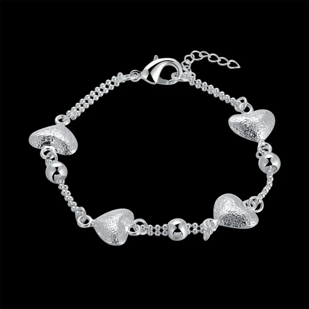 Модные браслеты для женщин Роскошные из стерлингового серебра N925 Свадебные