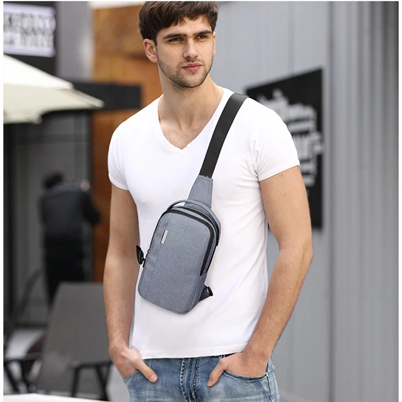 

Crossbody Men Shoulder Bag Male Sling Chest Cross Body Messenger Handbag For Handy Belt Sacoche Homme Sac A Main Bolsos Borse
