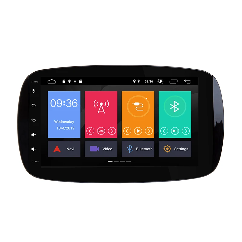 Xonrich Автомобильный мультимедийный плеер 1 din Android 9 0 для Mercedes Smart Fortwo Autoradio 2015 2016 2017