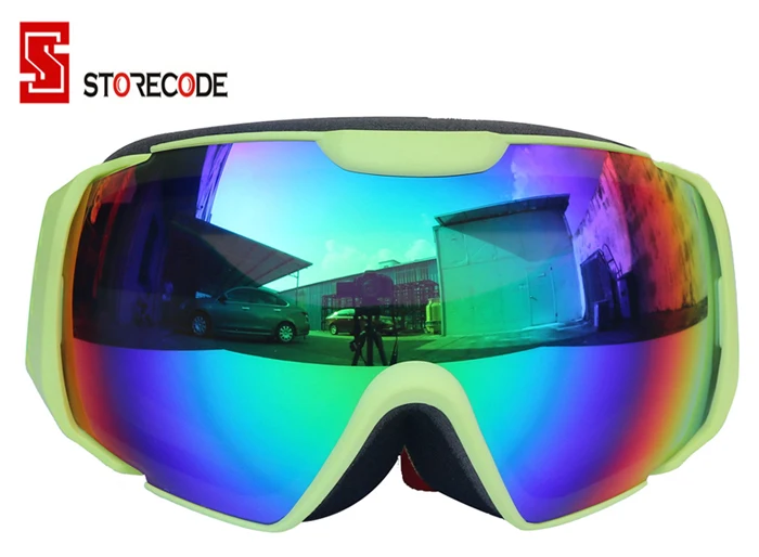 Storecode бренд лыжные очки унисекс двойной прозрачные линзы анти туман против