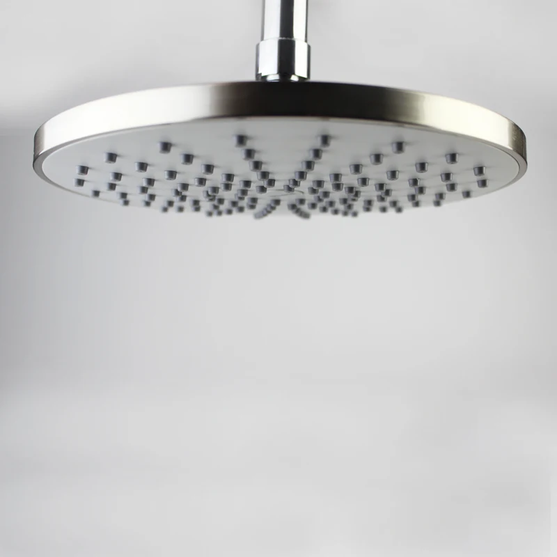 ABS material Brush Nickle shower head set 22511 handheld Shower Head and hand 12331heads | Обустройство дома