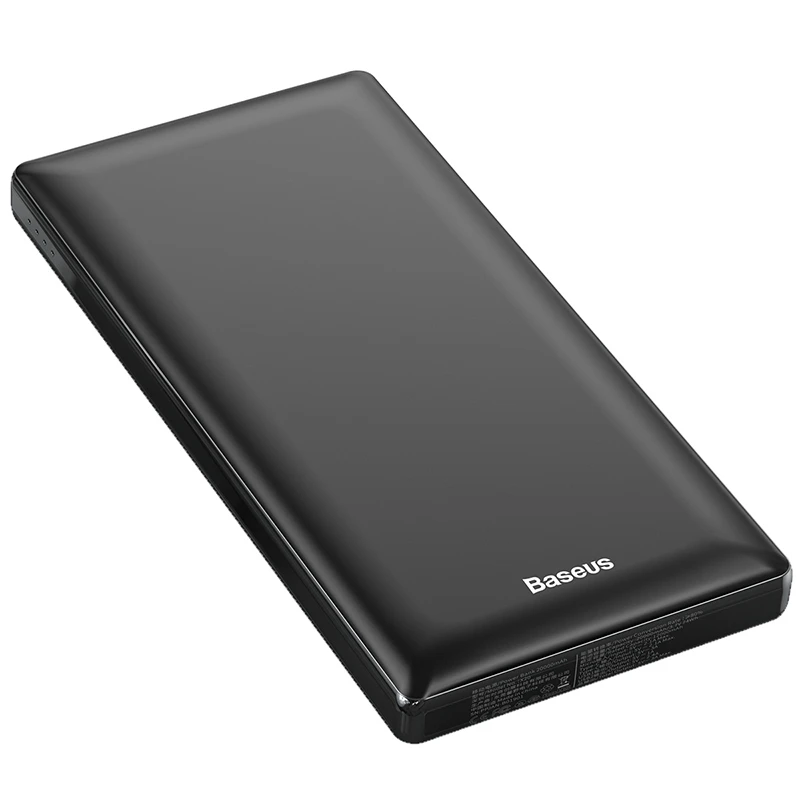 Black Baseus 20000 мАч Внешний аккумулятор для iPhone 11 Pro Max huawei samsung Внешний аккумулятор usb type C PD Быстрая зарядка внешний аккумулятор - Цвет: Black