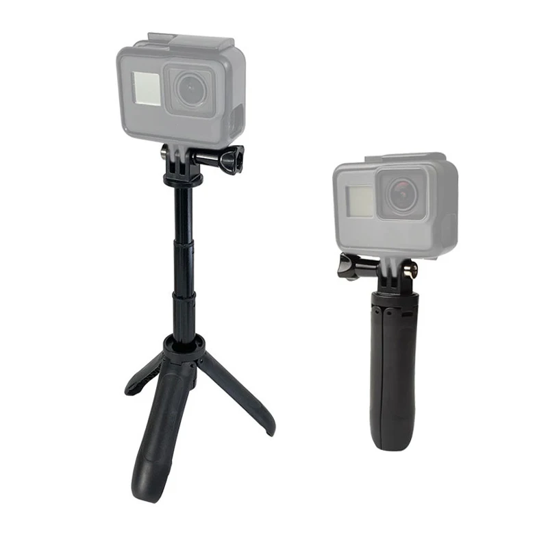 Мини штатив с креплением селфи палка выдвижной монопод для Gopro Hero 7 6 5 4 Xiaomi Yi 4K Sjcam