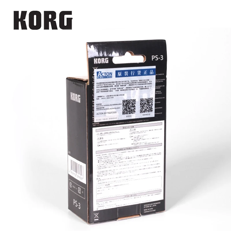 Korg PS 3 / 1 один мгновенный Педальный переключатель для миди клавиатуры синтезаторы