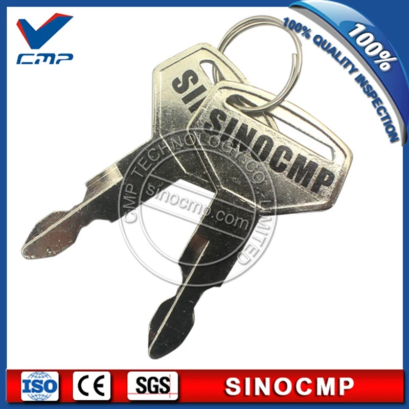 2 шт. сменные ключи для Kobelco зажигание тяжелой техники|key for|key replacementkey key |
