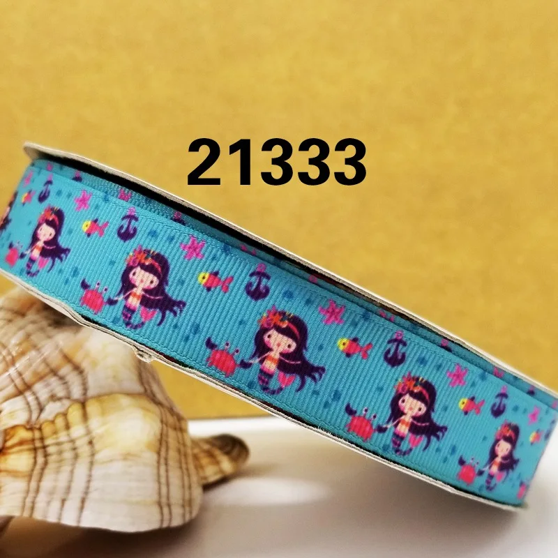 Бесплатная доставка 50 ярдов Мультяшные собаки печатные grosgrain ленты 22089 | Дом и сад