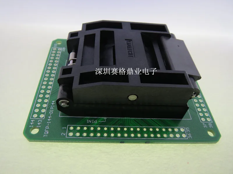 LQFP144 IC51 1444 1354/ 7 LQFP144/DIP144 плакированный золотым покрытием IC испытательный стенд