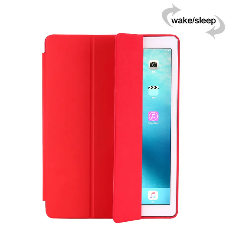 Red Флип-чехол для iPad 12,9, чехол GOLP, полностью защитный чехол из искусственной кожи, Магнитный смарт-чехол для iPad Pro 12,9 дюйма чехол - Цвет: Red