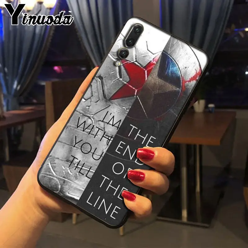 Чехол для телефона Yinuoda Captain America Civil War Soldier Huawei P20pro mate10lite p9 p10plus honor 8x 7A nova3i funda |