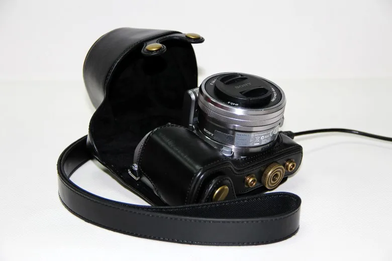 Из искусственной кожи Камера сумка для Sony Alpha NEX-5/NEX-5T/NEX-5R/NEX-5N NEX 5/5 т/5R/5N NEX5T NEX5N 5N 5 т 5C